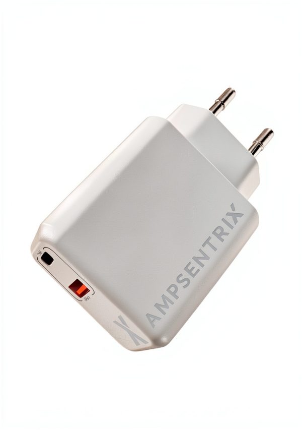 AmpSentrix 20W USB C A Wall Power Adapter Fast Charging-5