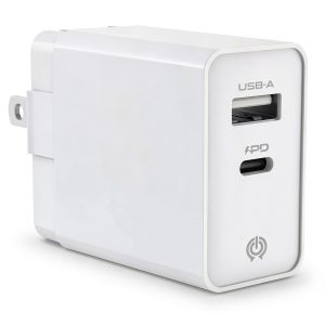 Overtime Wall Charger 38W Fast Charging Dual Port Compact-0