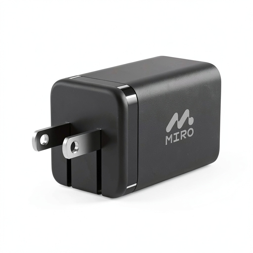 Wall Charger D2 showing dual ports and compact design