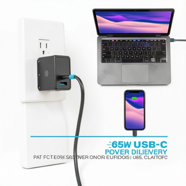 Nimble Wally Wall Charger 65W GaN Fast Charging Eco Friendly-3