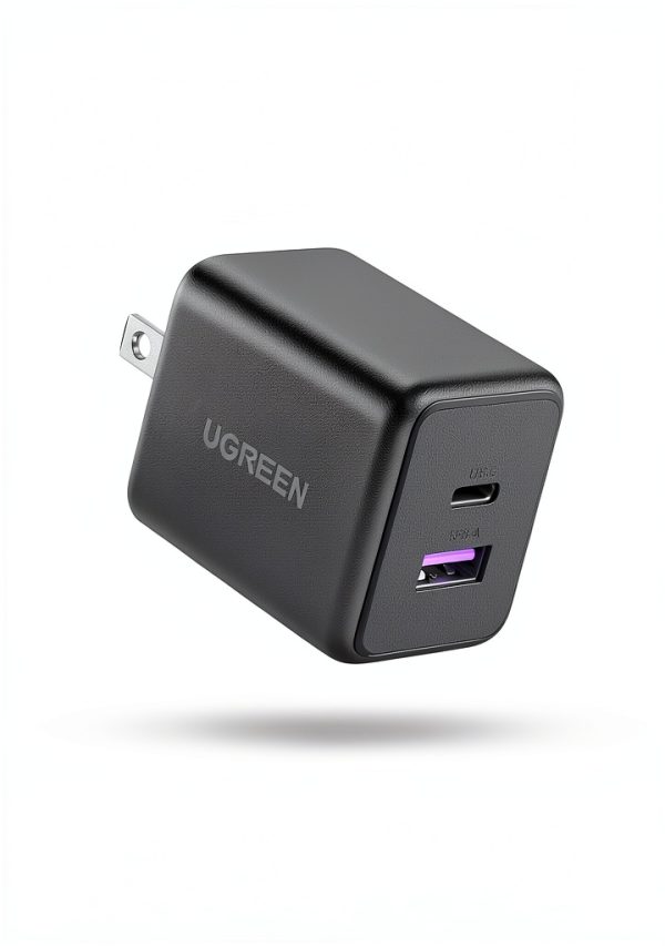 GaN 30W Fast Charger Dual Port Compact Travel Charger-0