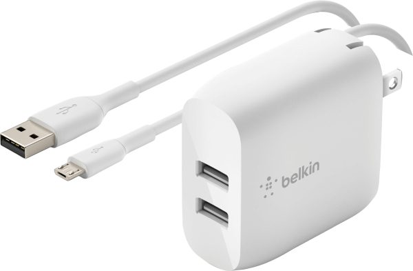 Belkin 24W Dual USB Wall Charger Fast Charging Technology-0