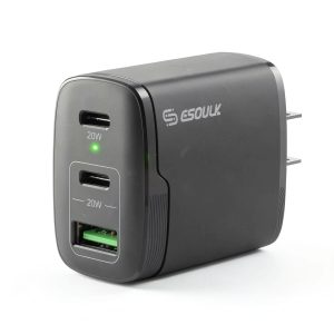 Esoulk 40W Fast Wall Charger Dual Port Universal-0