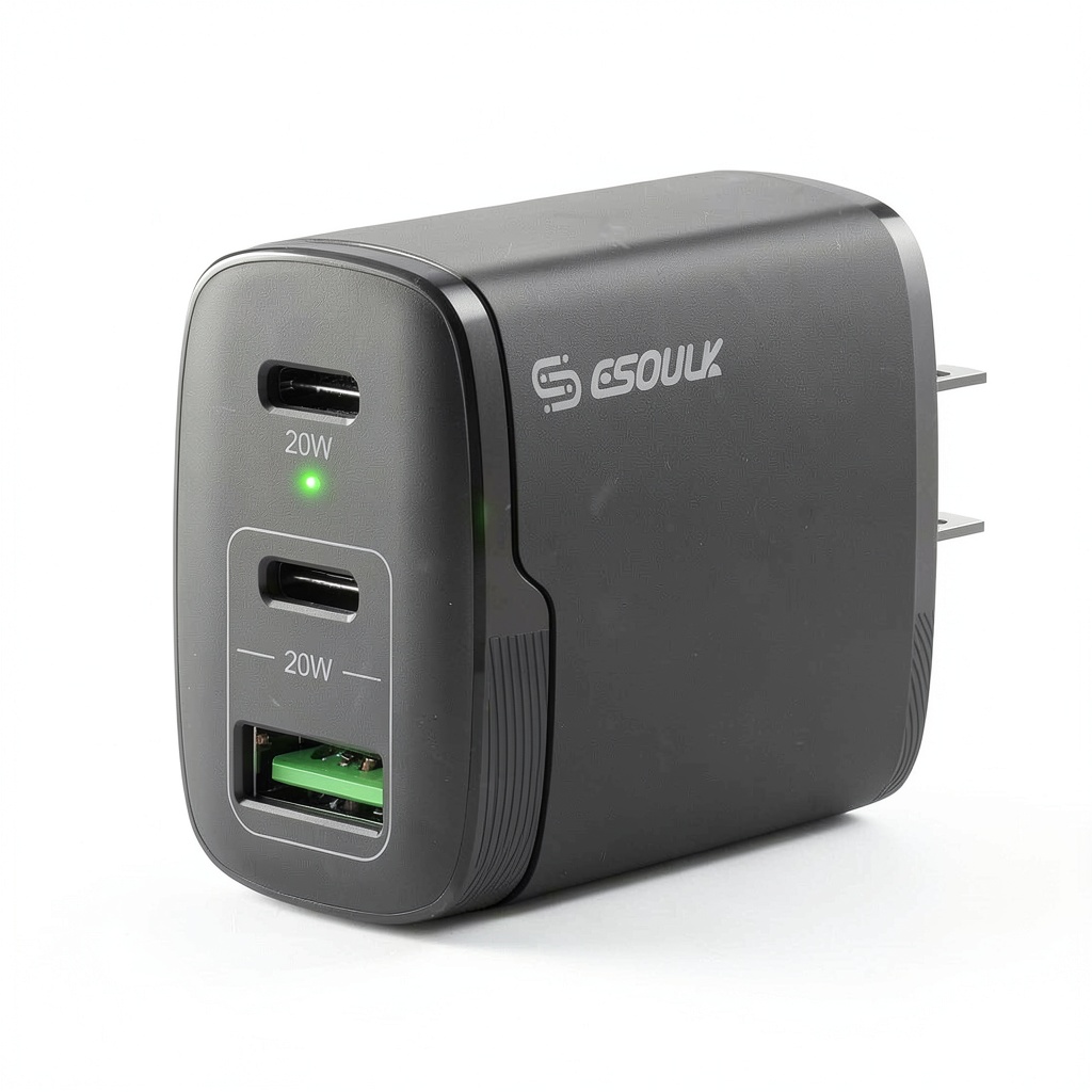 Esoulk 40W Fast Wall Charger in use with multiple devices