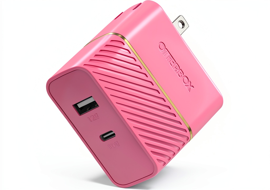 OtterBox Dual Port Wall Charger in use with smartphones