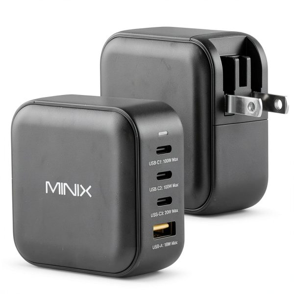 MINIX NEO P3 GaN Charger 100W USB-C Travel Adapter-3