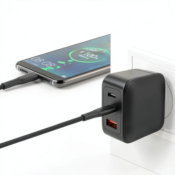 Wall Charger D4 Fast Charging Ports High Power Output-3