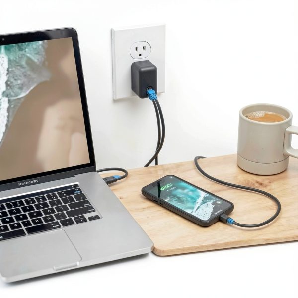 Nimble Wally Wall Charger 65W GaN Fast Charging Eco Friendly-5