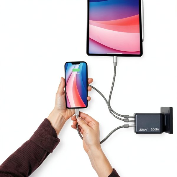 Verbatim GaN Wall Charger 200W 4-Port Fast Charging-2