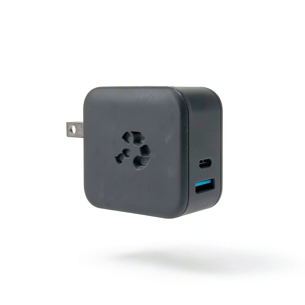 Nimble Wally Wall Charger showing compact design and dual ports