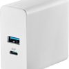 Insignia 32W Dual Port Wall Charger Compact Travel-2