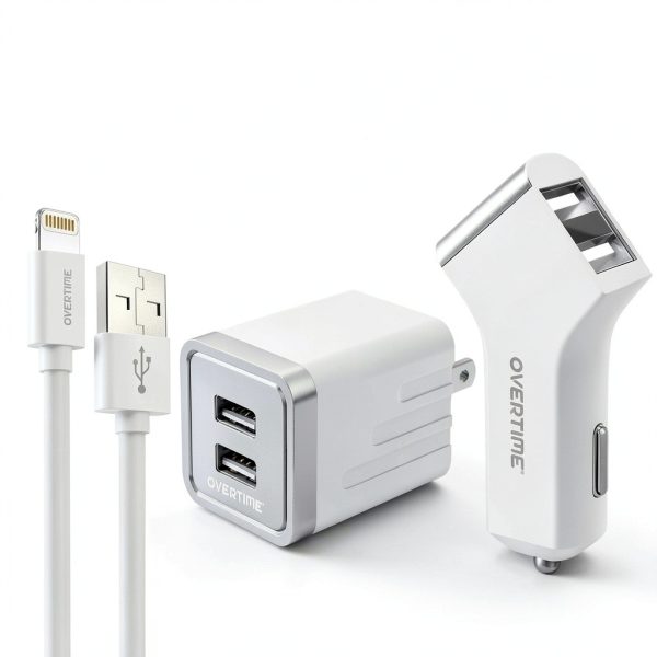 Apple MFi Charger Kit Fast Dual Charging Travel Ready-3