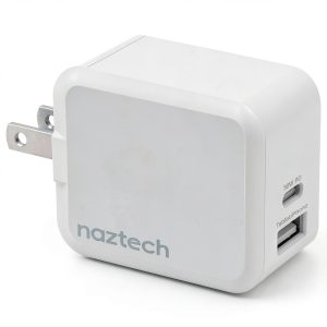 Naztech 30W USB-C PD Fast Wall Charger Dual Output-0