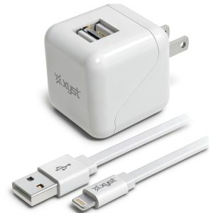 XYST Dual USB Wall Charger Fast Charge Foldable Design-0