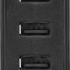 Insignia 30W Wall Charger 3 USB Ports Foldable Travel-1