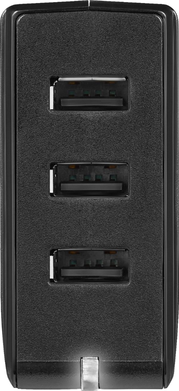 Insignia 30W Wall Charger 3 USB Ports Foldable Travel-1