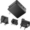 Insignia 30W Wall Charger 3 USB Ports Foldable Travel-0