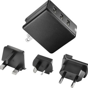 Insignia 30W Wall Charger 3 USB Ports Foldable Travel-0