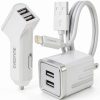 Apple MFi Charger Kit Fast Dual Charging Travel Ready-0