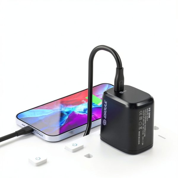Esoulk 20W USB C PD Fast Charger Compact Travel Friendly-1