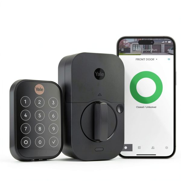 Yale Assure Lock 2 Smart Deadbolt with Wi‑Fi Black Suede Finish-1