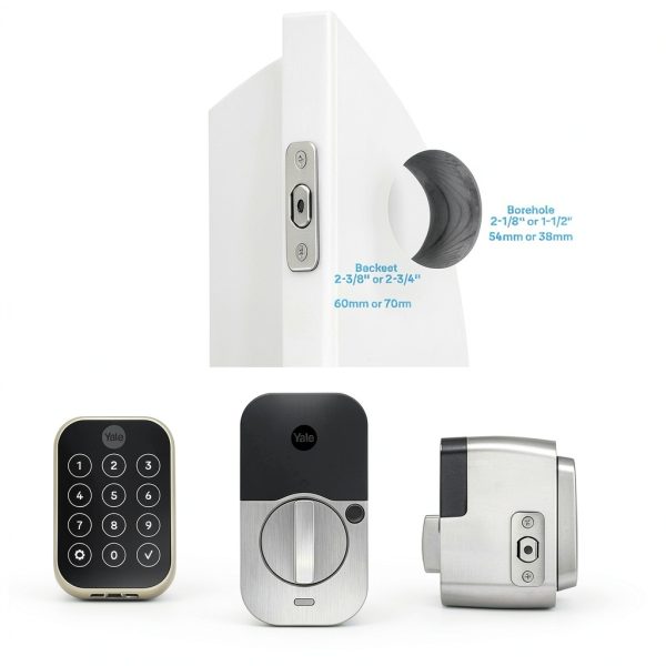 Yale Assure Lock 2 Smart Deadbolt with Wi‑Fi Black Suede Finish-7