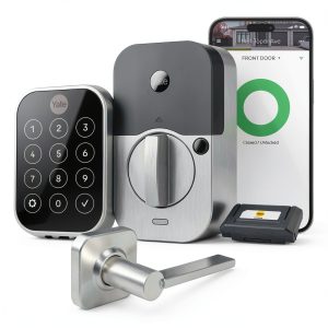 Yale Assure Lock 2 Smart Wi‑Fi Deadbolt Black Suede Satin Nickel-0