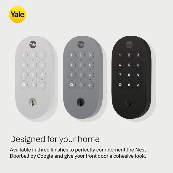 Yale Smart Lock with Matter Pushbutton Keypad Multiple Colors-5