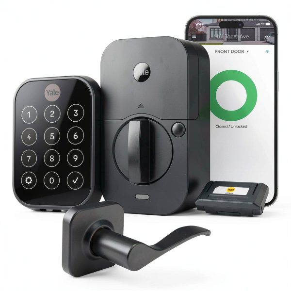 Yale Assure Lock 2 Smart Deadbolt with Wi‑Fi Black Suede Finish-0